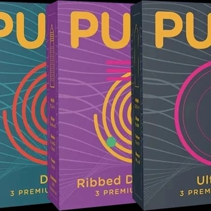 Pulse Ribbed Dotted Delay Condom(With Private Packing 🔞)