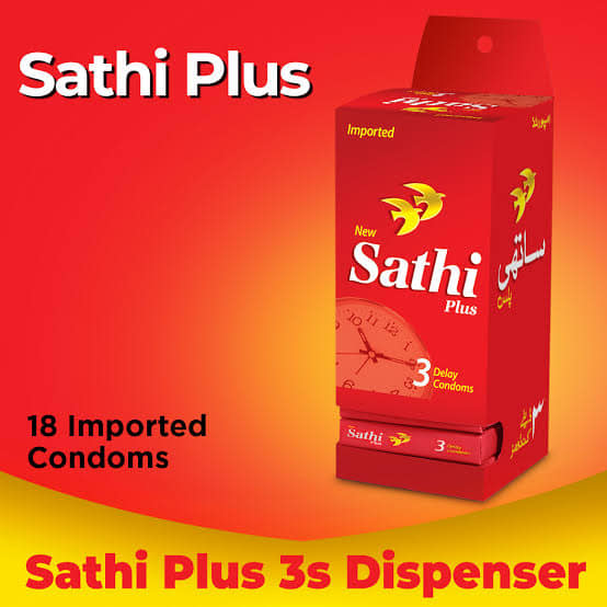 New Sathi Plus DelayCondom (With Private Packing 🔞)