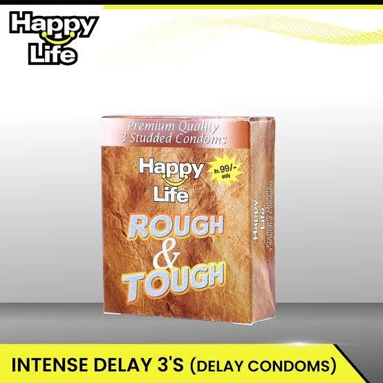 Happy Life Rough & Tough imported Condom(With Private Packing 🔞)