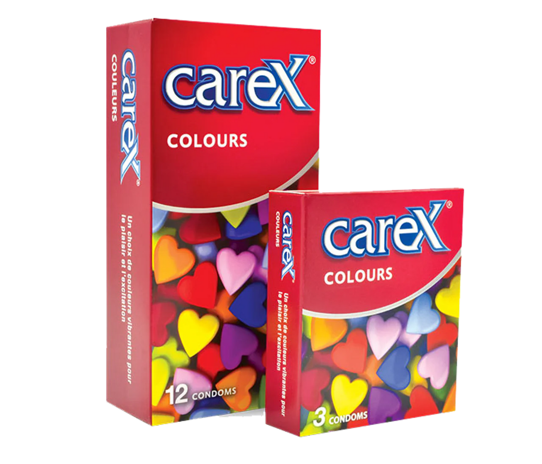 Carex Lubricated Colours Condoms