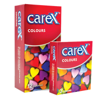 Carex Lubricated Colours Condoms