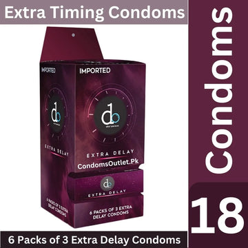 DO- Pack Of 6 Extra Delay Condoms 18s ( Fresh Stock )