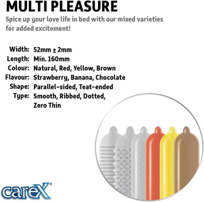 Carex Multi Pleasure Condoms