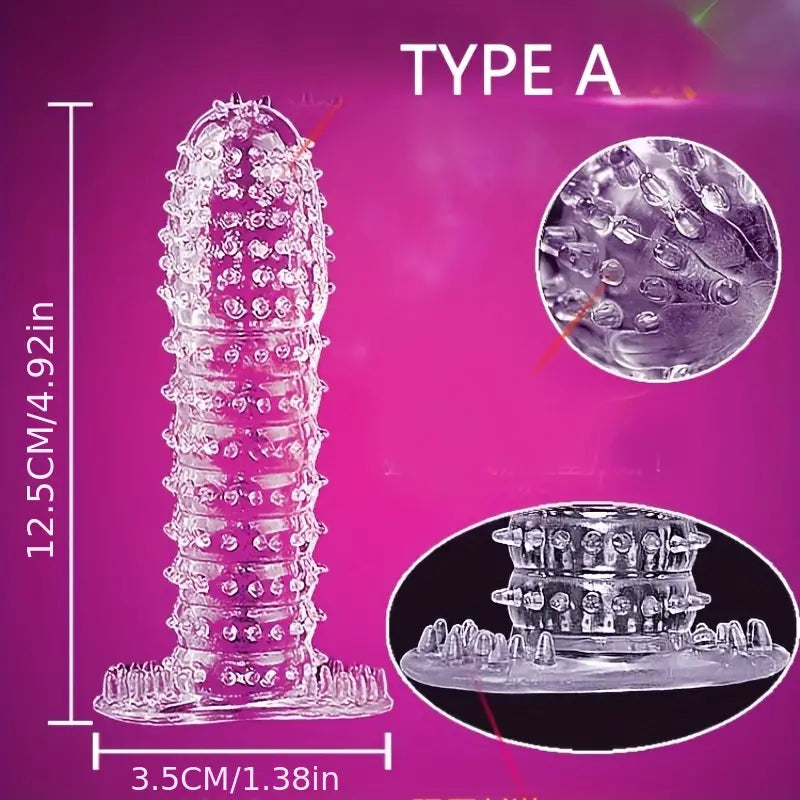 Silicon Crystal Reusable Condom